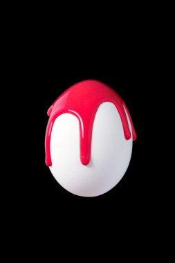 Beyaz yumurta boğulmuş renkleri