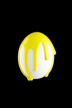 Beyaz yumurta boğulmuş renkleri