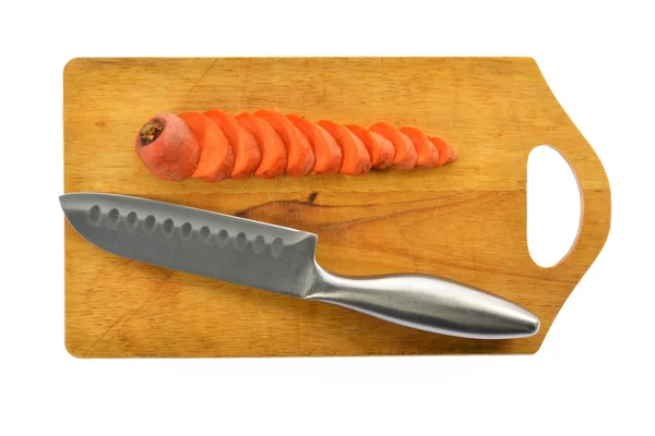 Fresh carrot on the Board — Stock Photo, Image