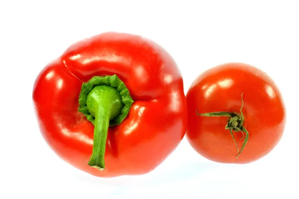 Pepper tomato vegetables — Stock Photo, Image