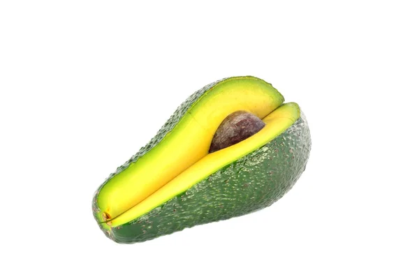 Snijd de avocado met been — Stockfoto