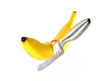 Çelik bıçak kesim muz