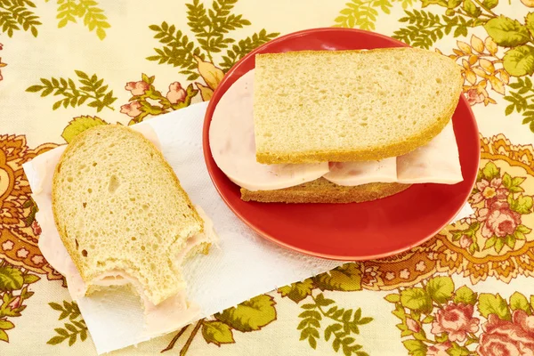 Ham sandwich — Stock Photo, Image