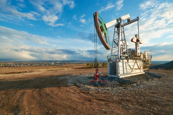 Petrol pompa istasyonu — Stok fotoğraf