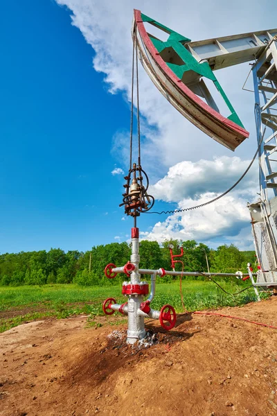 Ölpumpwerk — Stockfoto