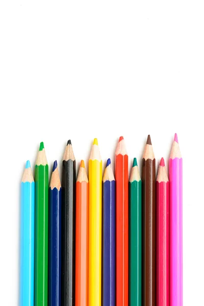 Sharpened colored pencils — Stock Photo, Image