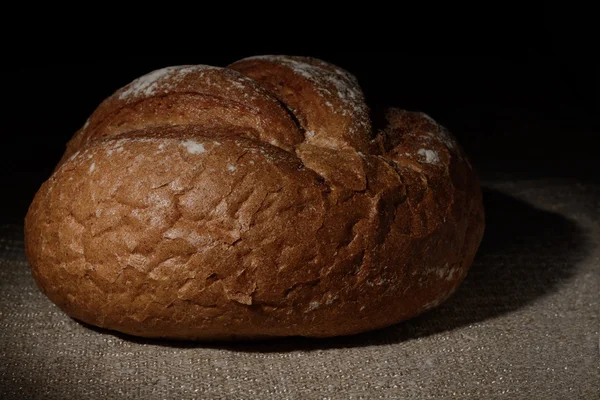 Todavía pan de centeno en el saqueo — Foto de Stock