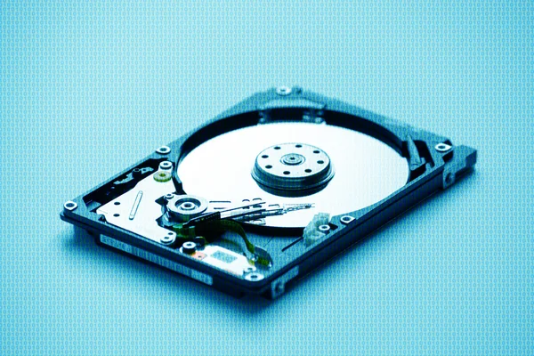 Hard disk-ul laptop dezasamblat — Fotografie, imagine de stoc