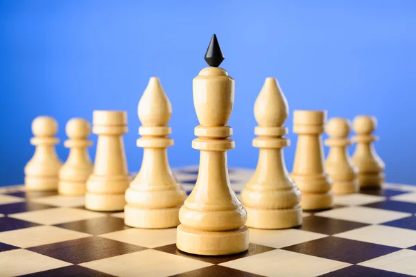 チェスの駒のキング、象、ルックス、ポーン、ウェッジ — ストック写真