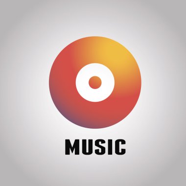 Çağdaş çizgi stile müzik web simge vektör Eps 10 online radyo istasyonunun