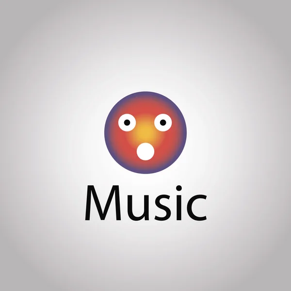 Modern vektör müzik logosunu görmeniz gerekir. FM radyo. Eps10 — Stok Vektör