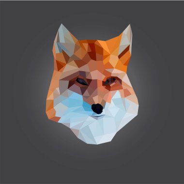 hayvanlar geometrik tarzı Fox