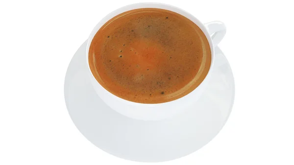 Filiżankę kawy 3d — Zdjęcie stockowe