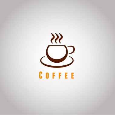 Kahve fincanı logo simge. Vektör eps 10