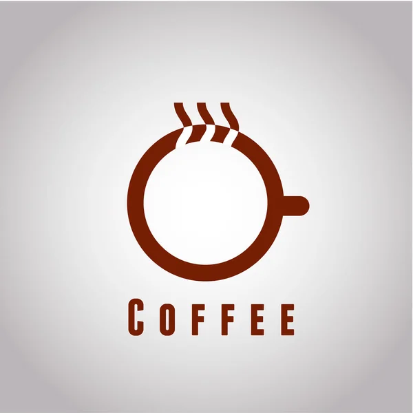 Filiżanka kawy. Ikonka logo wektor Eps 10 — Wektor stockowy