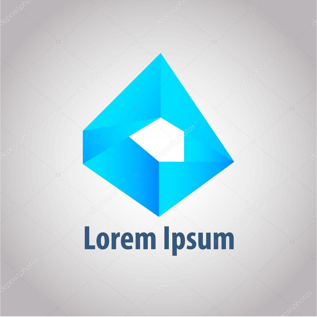 Business Abstract logo icon. Corporate, Media, Technology styles vector logo design template.