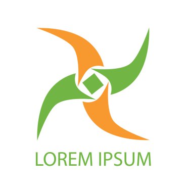 Eko şirketi Eps 10 için vektör moda logo