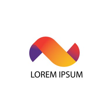 Sağlam bir şirket için Eps 10 kırmızı şık logo vektör