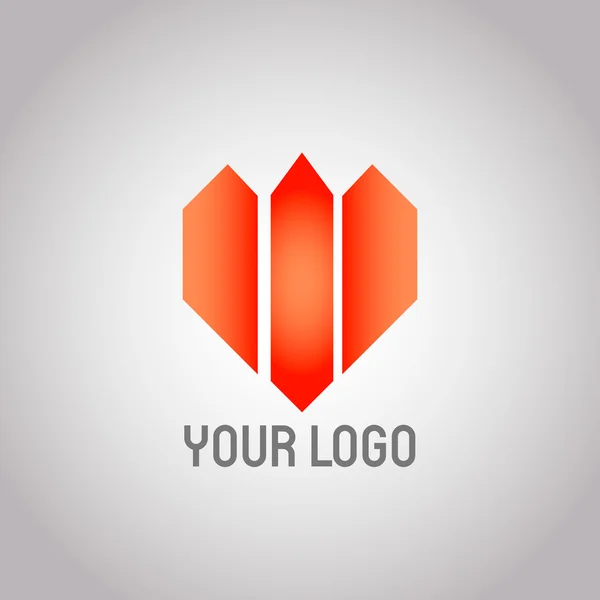 Ingatlan vektor logo design sablon. Ingatlan elvont szimbólum. — Stock Vector