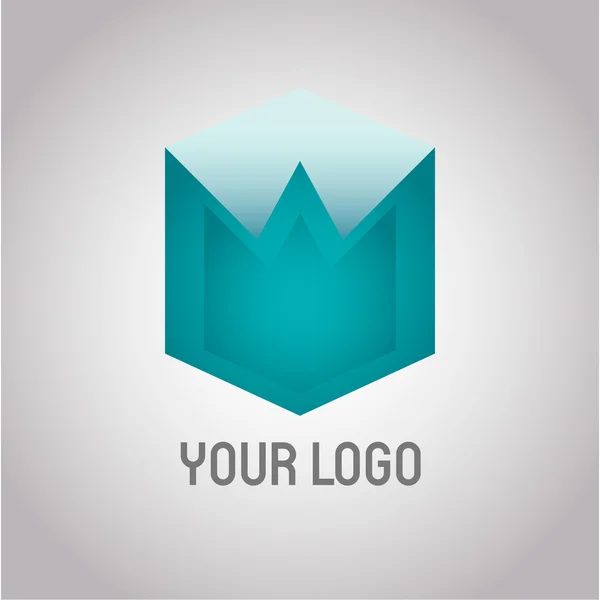 Rhombus abstract Plantilla de diseño del logotipo del vector inmobiliario. Moderno — Vector de stock