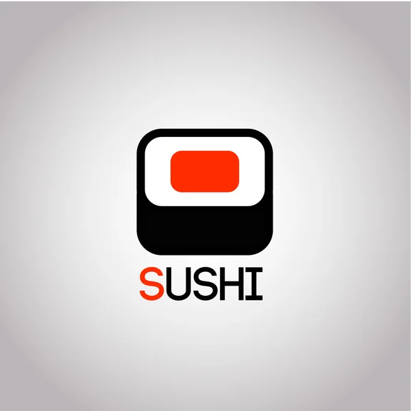 ベクトルのロゴのデザイン要素。寿司、料理、日本語。Eps 10 — ストックベクタ