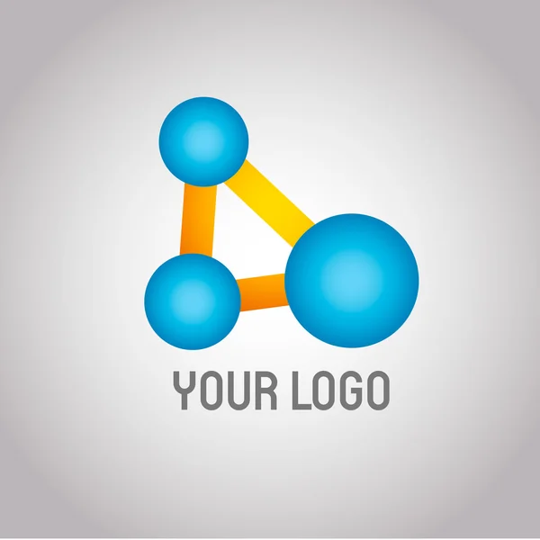 Logo de la empresa Energo, logo de la empresa web Vector EPS 10 — Archivo Imágenes Vectoriales