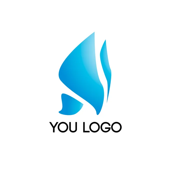 Modelo de design de logotipo de vetor de conceito de empresa imobiliária. Creativ — Vetor de Stock