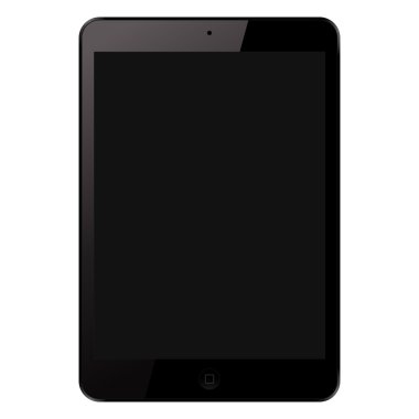 Elektronik Tablet Gadget vektör illüstrasyon izole