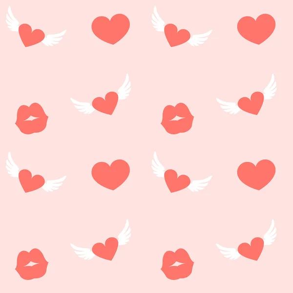 Aşk kalpler için Sevgililer günü Seamless Modeli