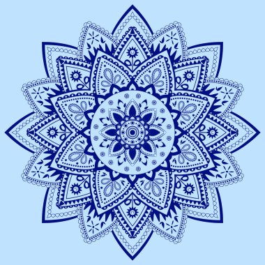 Güzel Mandala dekor vektör öğesi