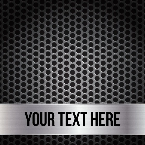 Kılavuz arka plan şablonu, vektör çizim metal