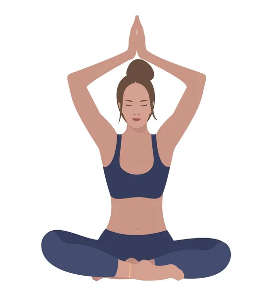 Energy Breathing Exercises Breathing Techniques Meditation Yoga Abdominal Breathing Vector — Stock Vector