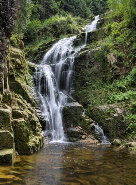 Kamienczyk şelale dağlar, Karkonosze, Giant Mountains içinde