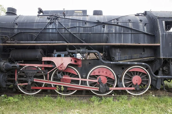 La vieja locomotora de vapor — Foto de Stock