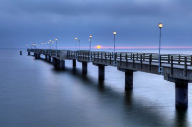 Ahlbeck Baltık denizde