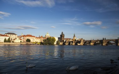 Çek Cumhuriyeti Prag 'daki Charles Köprüsü
