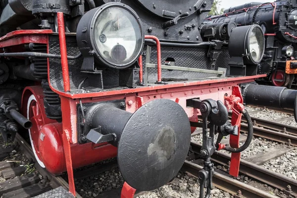 De oude stoomlocomotief — Stockfoto