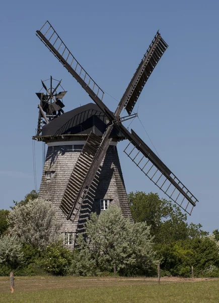 Molino de viento en Benz en la isla de Usedom, Alemania —  Fotos de Stock