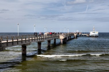 Ahlbeck, Baltık Denizi Usedom Adası, Mecklenburg-Vorpommern, Germany.