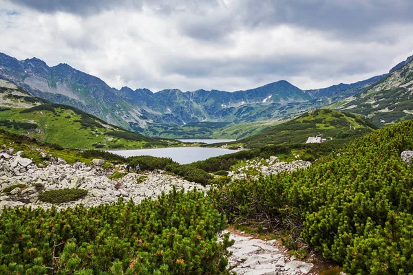 Krajobraz Górski Tatrzańskiego Parku Narodowego — Zdjęcie stockowe
