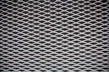 Çelik delinmiş bir panelden alınan doku.