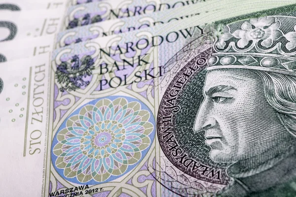 Banknote 100 PLN — Stock Photo, Image