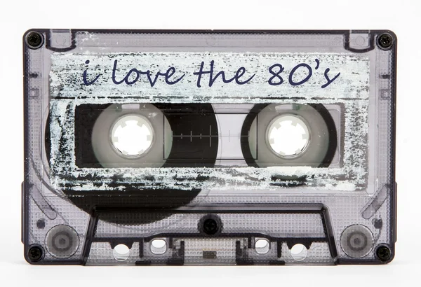 Old cassette tape isolated — Stock Photo, Image