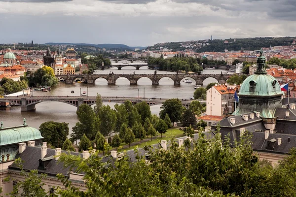 Panorama von Prag — Stockfoto