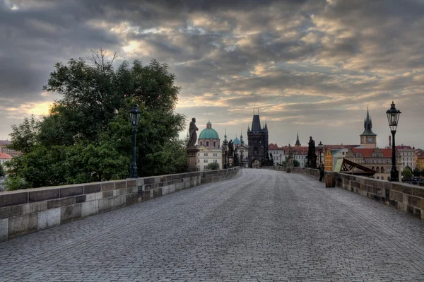 Puente histórico de Carlos en Praga —  Fotos de Stock