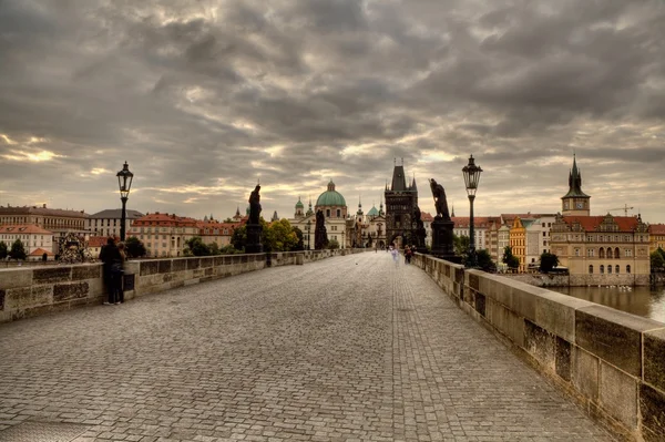 Storico Ponte Carlo a Praga — Foto Stock