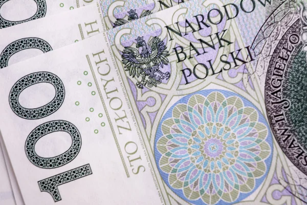 100 PLN note — Stock Photo, Image