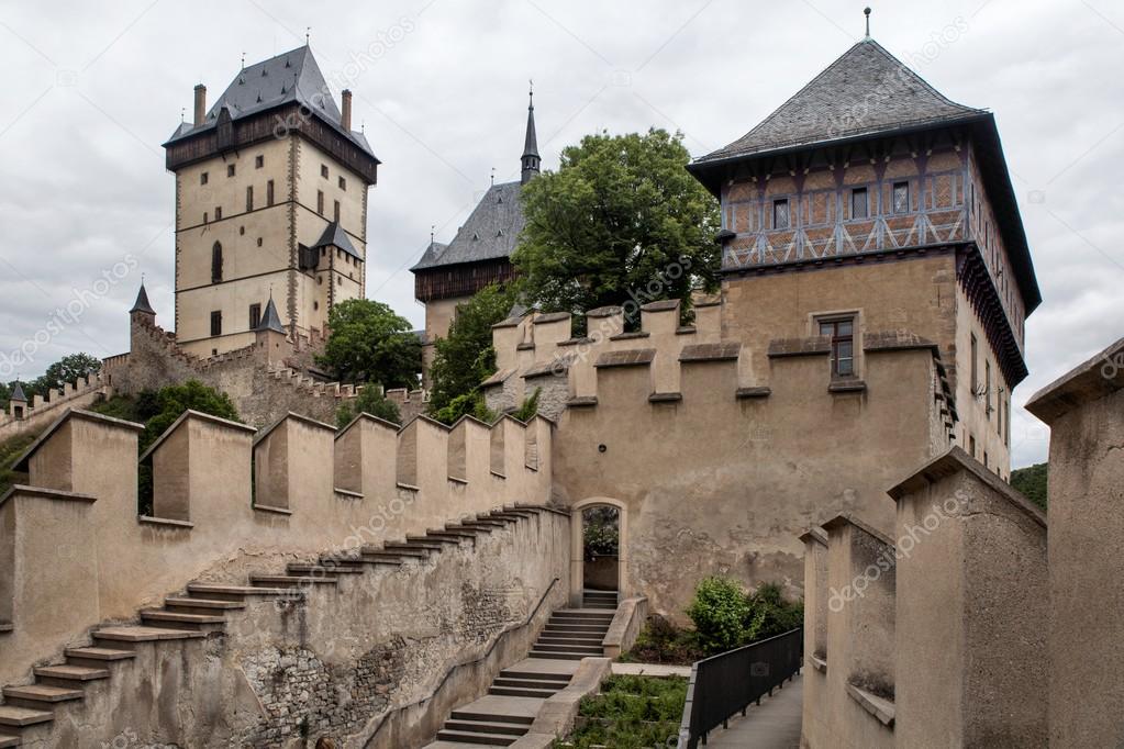 Historic castle in Karlstejn