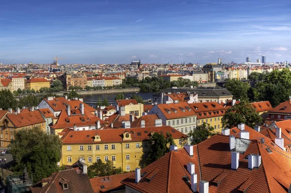 Panorama estivo di Praga, Repubblica Ceca — Foto Stock