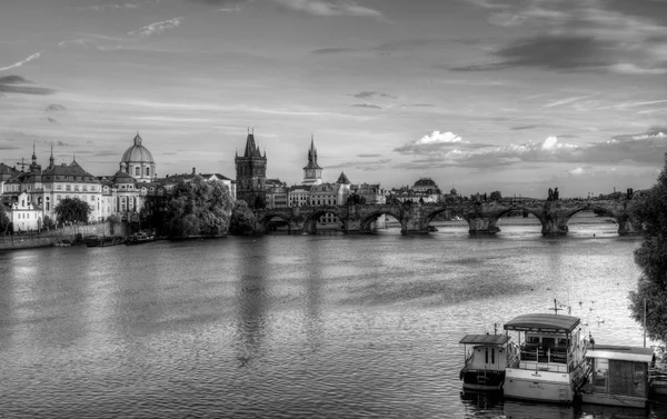 Panorama lato w Prague, Republika Czeska — Zdjęcie stockowe